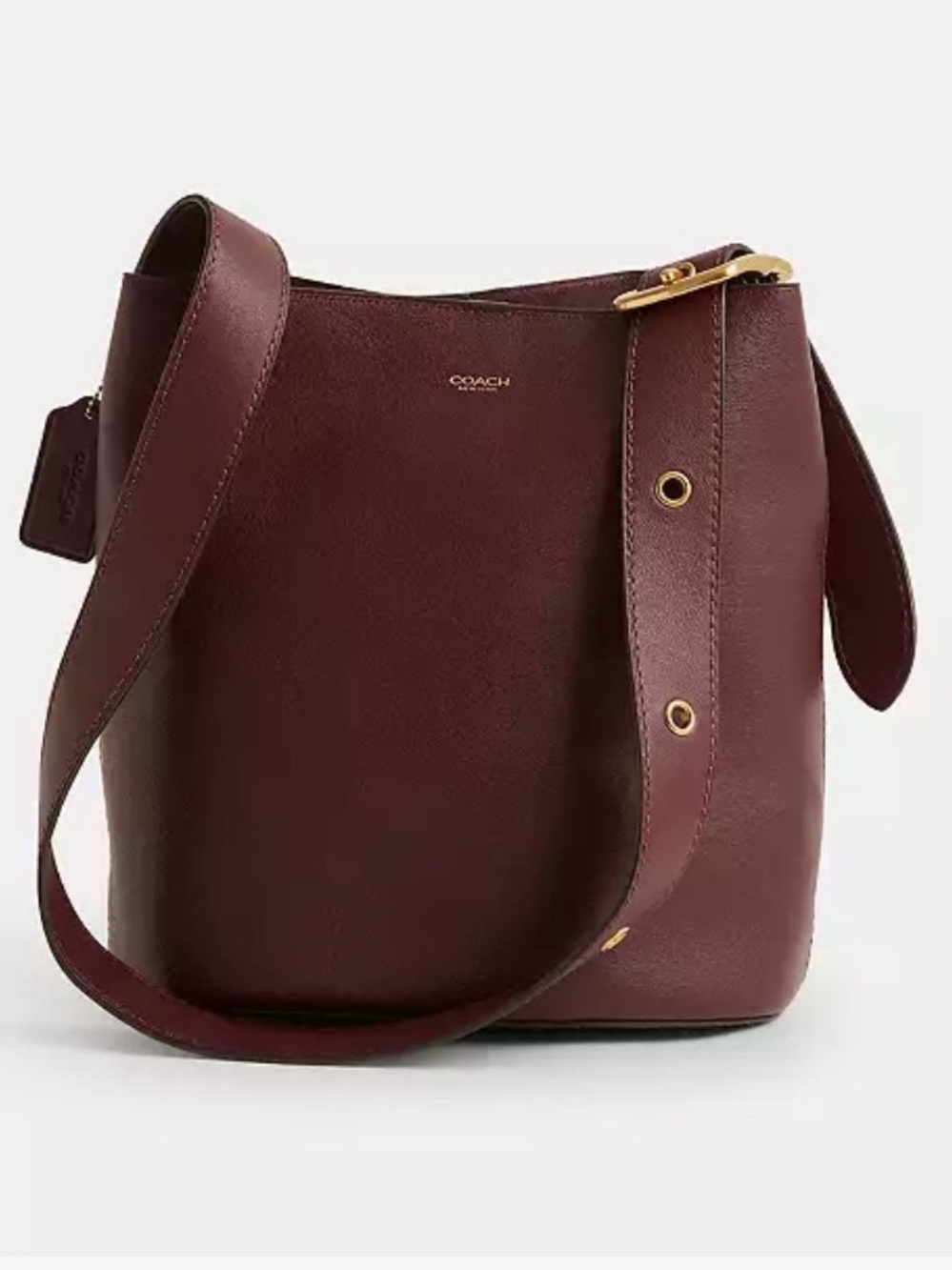 Coach Bleeker Bucket Bag Merlot